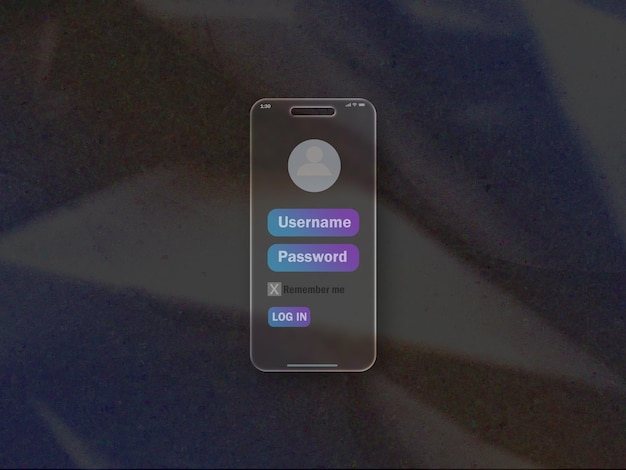 a phone with a screen showing a screen with the words use a button