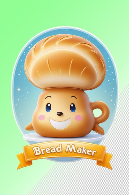 PSD Картинка хлеба, сделанная пекарем