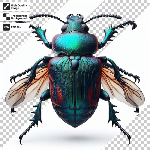 a picture of a bug with a picture of a bug on it