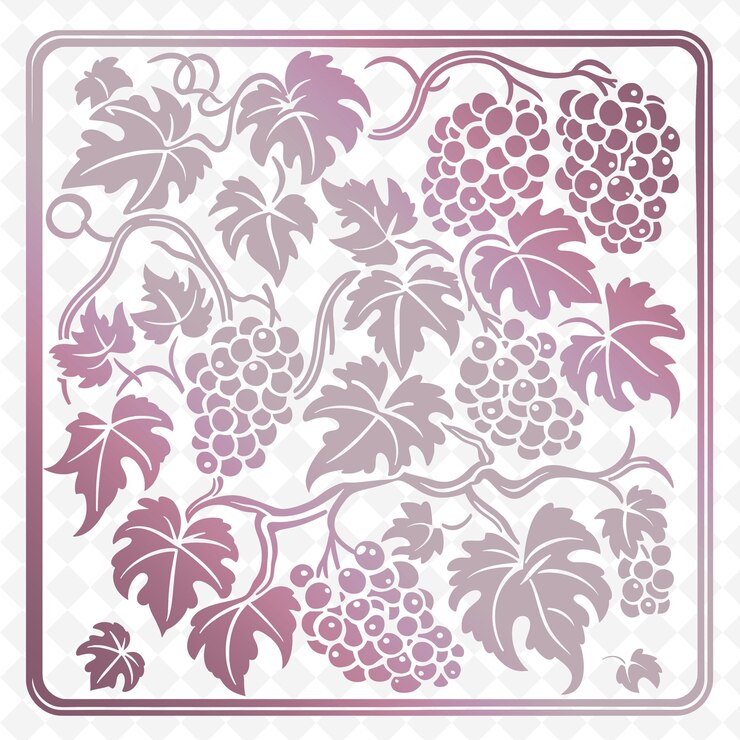 PSD a picture of a bunch of grapes and a picture of a grape
