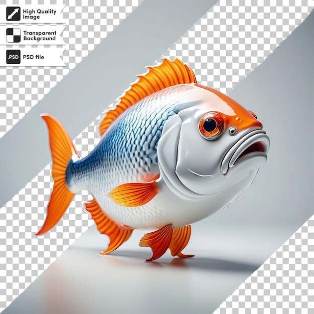 PSD Рисунок рыбы с надписью 