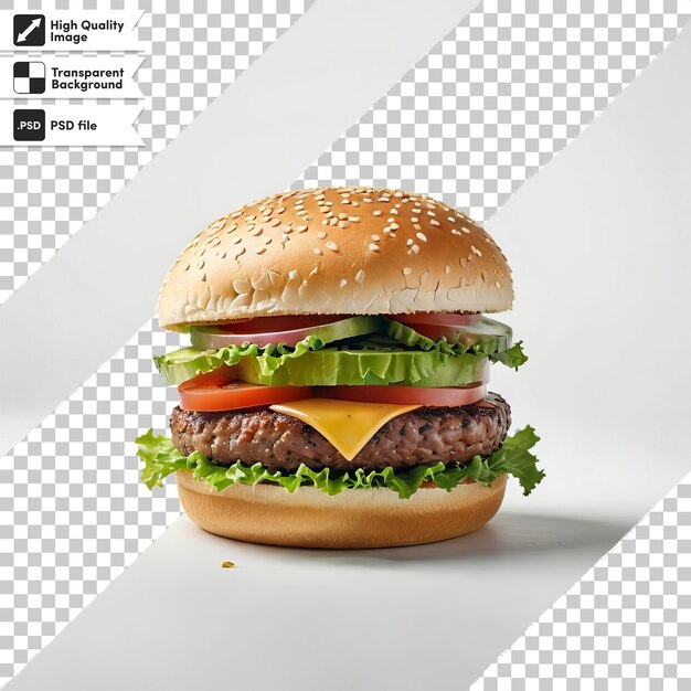 PSD a picture of a hamburger with a picture of a hamburger on it