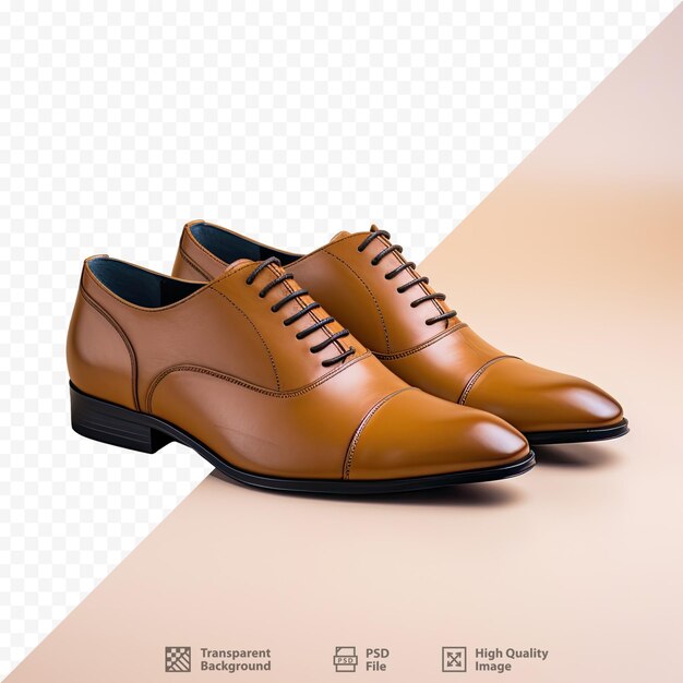 PSD Изображение пары обуви с изображением мужской обуви.