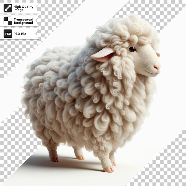 PSD Рисунок овцы со словами 