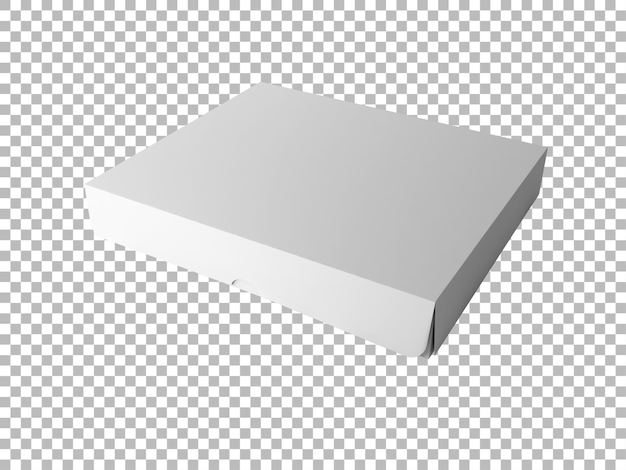 a plain white pizza box typically used for delivering pizzas or other takeout food items