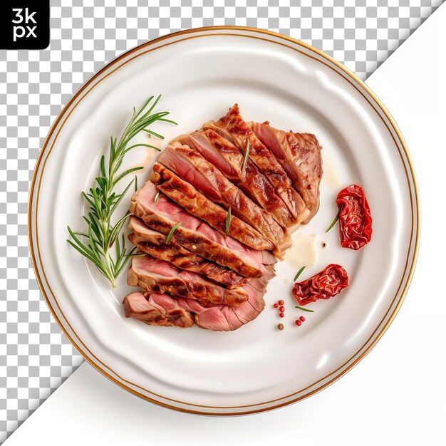 PSD その上に食べ物のプレートの写真が描かれた食べ物の皿