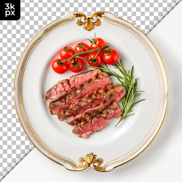 PSD その上に食べ物の皿の絵が描かれている食べ物のプレート