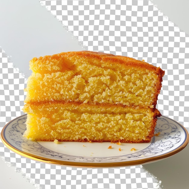 PSD 케이크 한 조각 을 쓴 케이크 를 가진 접시