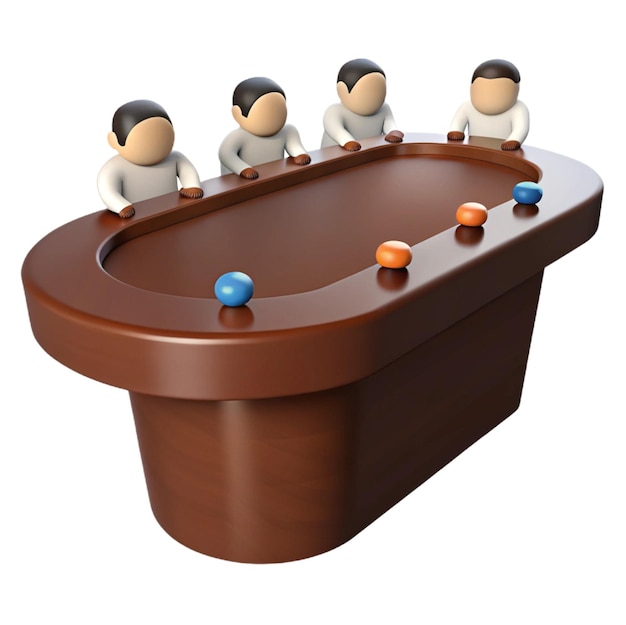 a pool table with a pool table and people playing a game of pool