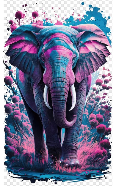 PSD 코끼리 라고 불리는 코끼리의 포스터