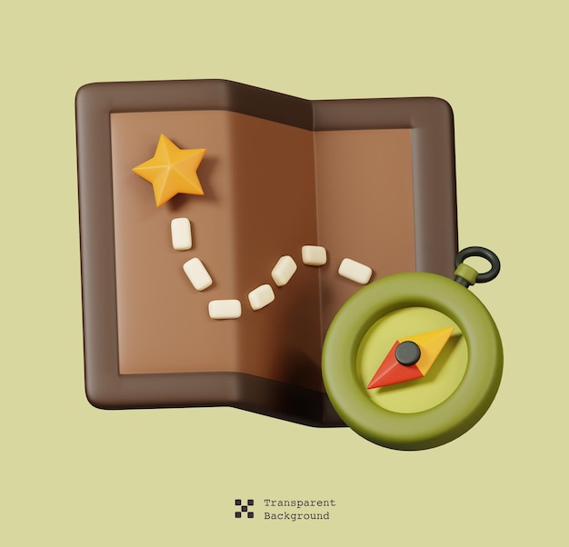 A poster for tribustroptophilt with a compass and a star on it.