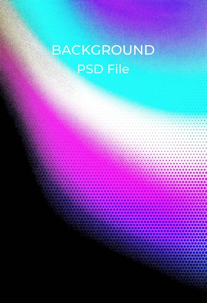 a purple and blue background with a pink and blue design