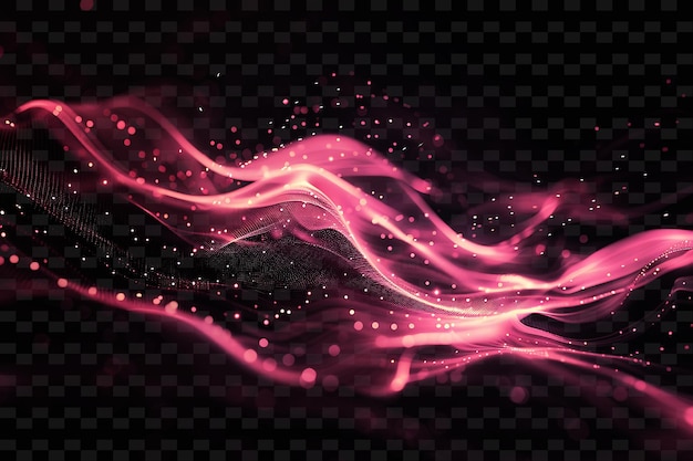 PSD Фиолетовое и розовое абстрактное фрактальное изображение с фиолетовыми и розовыми полосами
