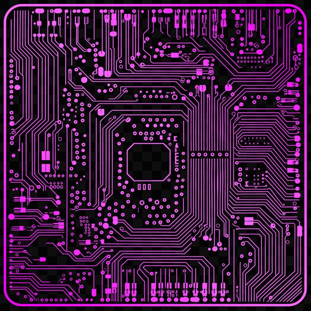 紫色の背景で紫とピンクのコンピュータスクリーン