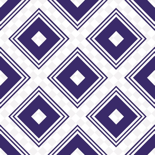 紫と白のパターンで 紫の正方形が右側にある