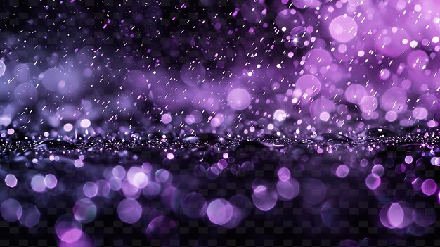 PSD a purple background with water drops and purple lights