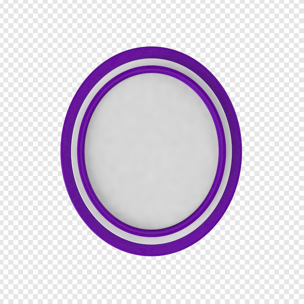 a purple circle with a purple border is shown on a white background