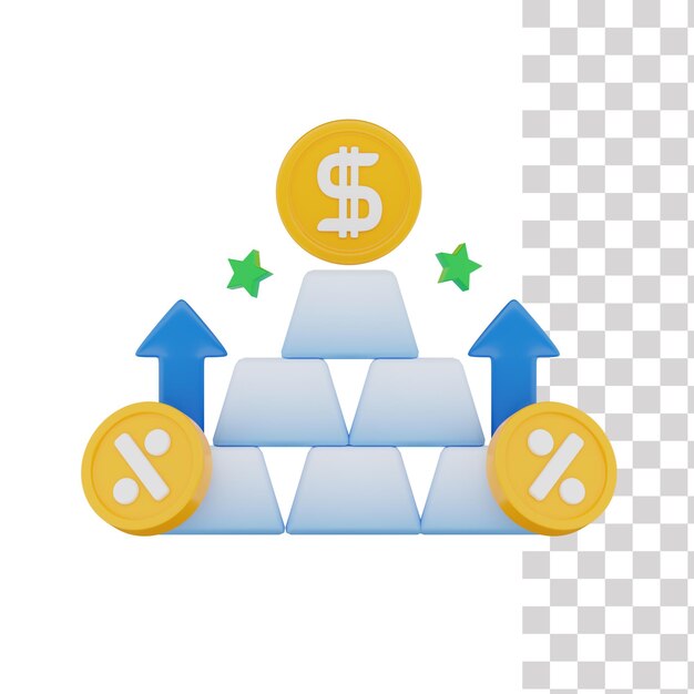 PSD ドル記号の付いたピラミッド