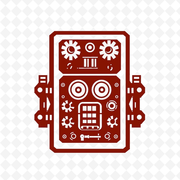 PSD a red and white phone with the numbers 2 and 0 on it