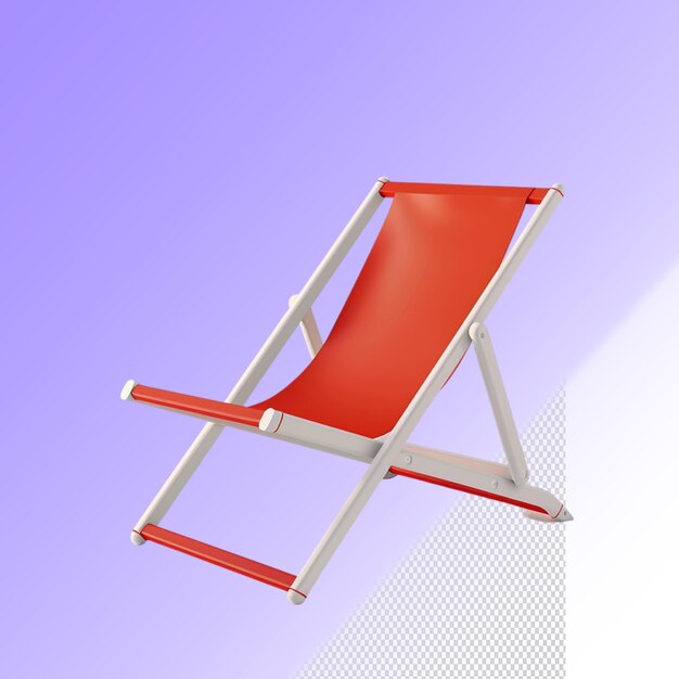 빨간 의자를 말하는 색 등으로 된 빨간 의자