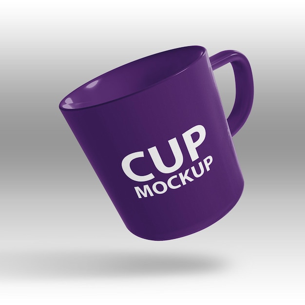 PSD cup mock이라고 적힌 빨간 컵