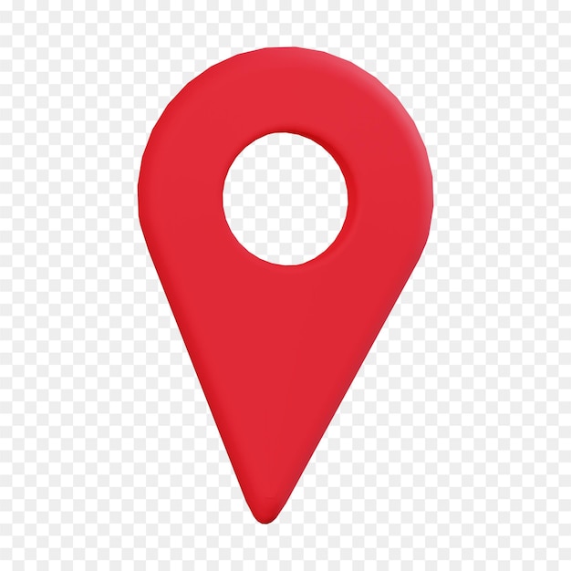 A red pin on a white background - red pin png download