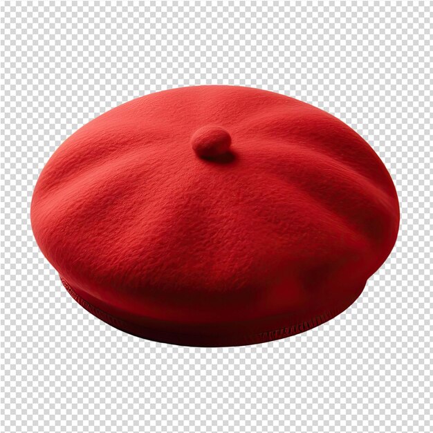 PSD a red pomegranate with a button on it