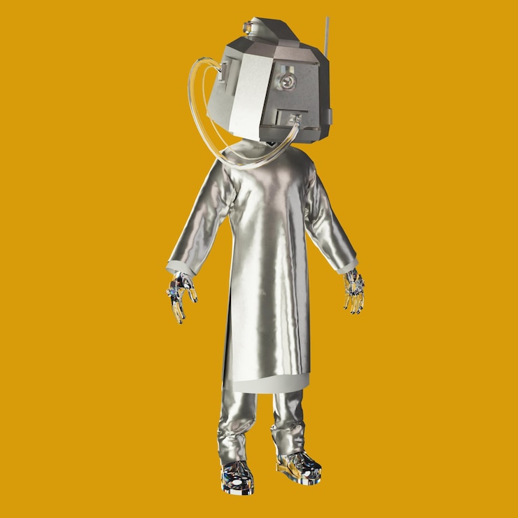 PSD a robot that has a robot on it