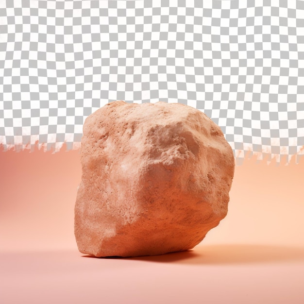 PSD a rock with a white and red background with a checkered pattern in the corner