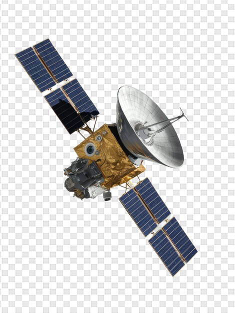 PSD 側面に衛星が付いている衛星