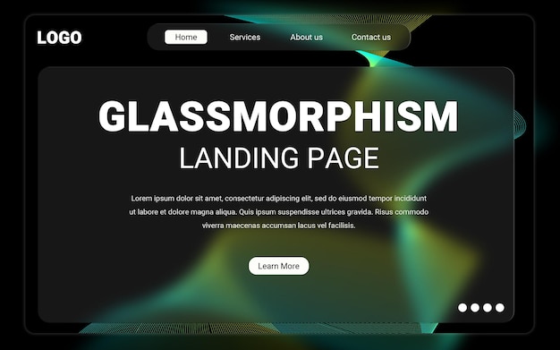 a screen showing a page that says  glass flight  on the screen