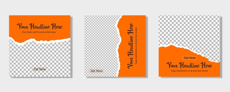 a series of orange and white cards with the words youre telling you to take a picture