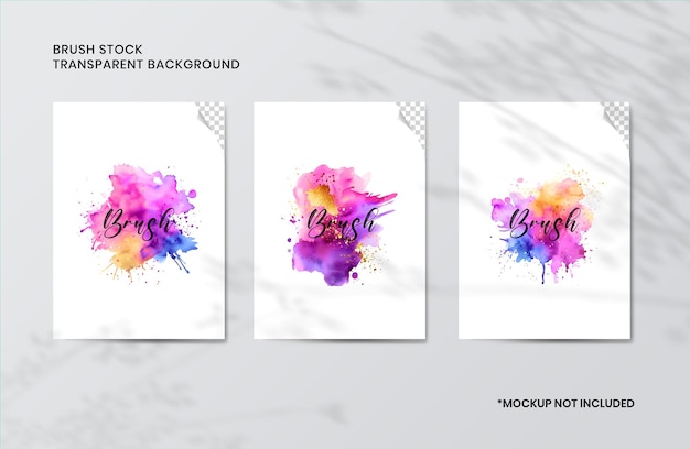 a series of three different images of a colorful display
