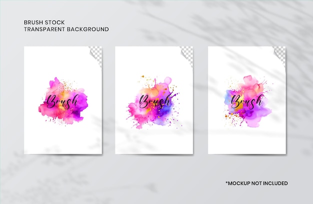 a series of three pictures with the name of the brand of the album