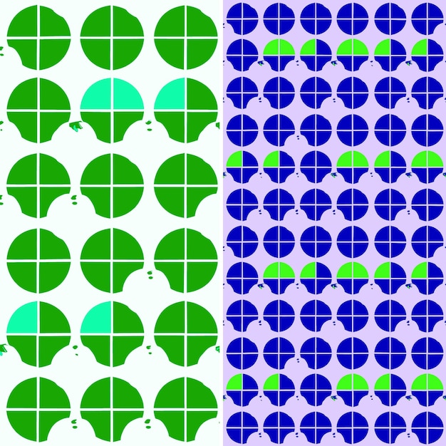 a set of circles with the number 1 on them