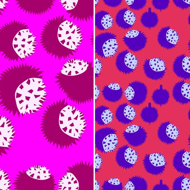 a set of different patterns with different colors and shapes