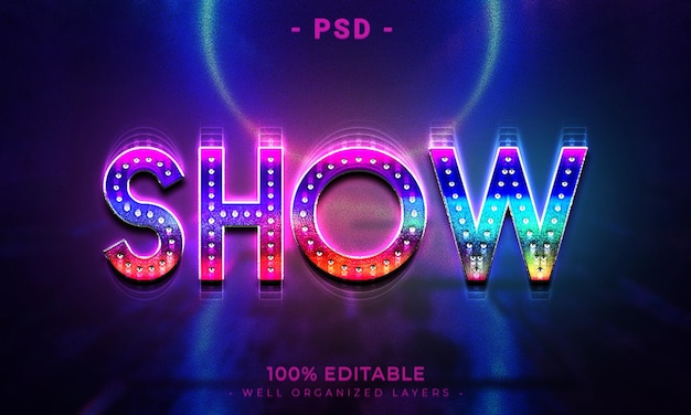 a sign that says show show that it is a show for show
