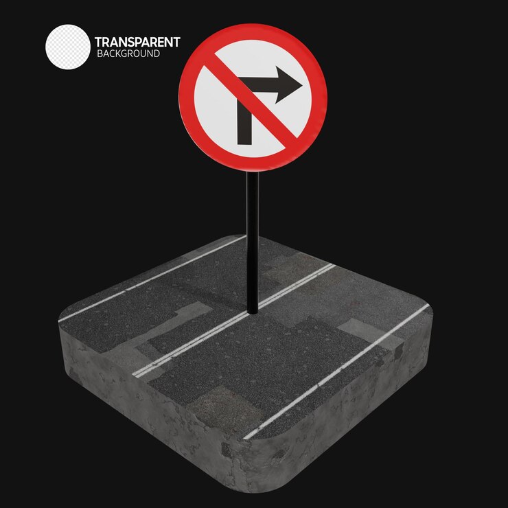 PSD a sign with a red circle and a black background that says " transparent ".