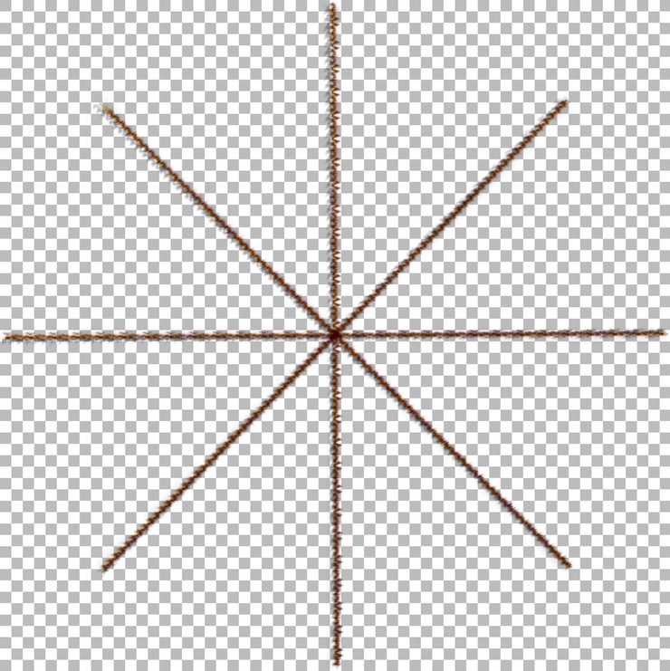PSD a simple geometric design featuring eight radiating lines creating a starlike pattern
