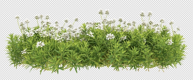 PSD たくさんの植物が植えられた小さな庭