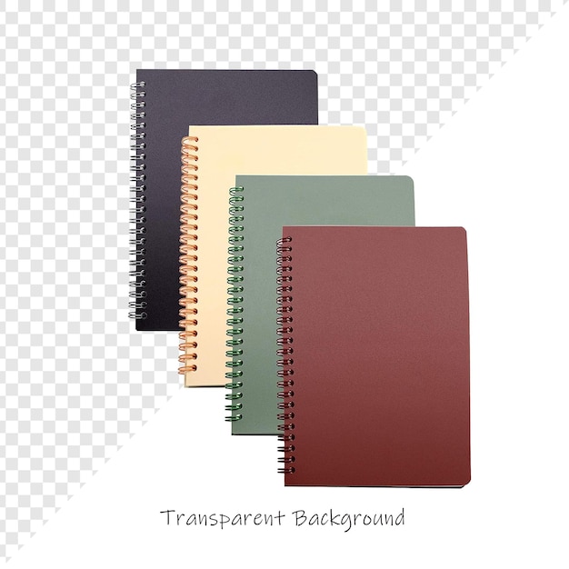 a stack of notebooks with one that says quot transparous quot on the bottom