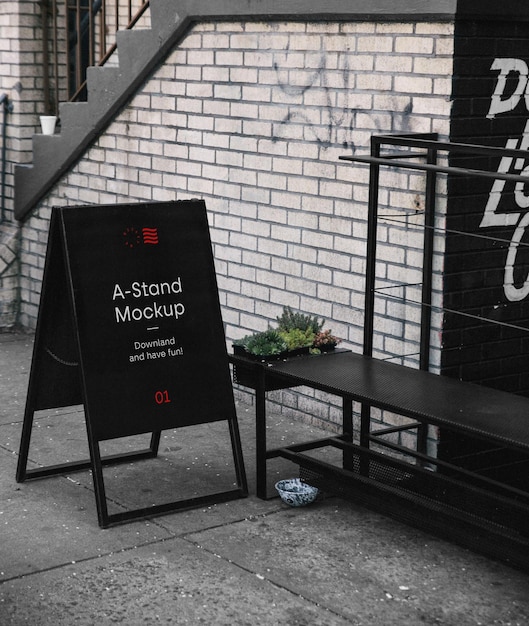 A-Stand Mockup