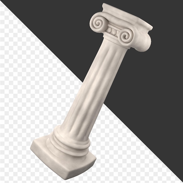 a statue of a column with a column on it