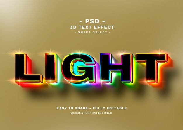 a text for a light up display that says light up
