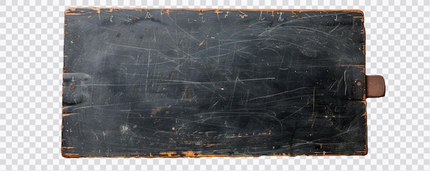 A vintage blackboard with scratches and wear ideal for educational settings or artistic backgrounds