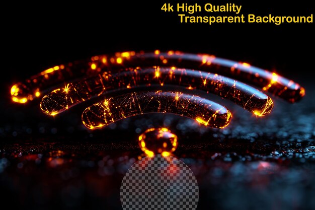 A wireless networking technology based on IEEE 80211 standards on transparent background