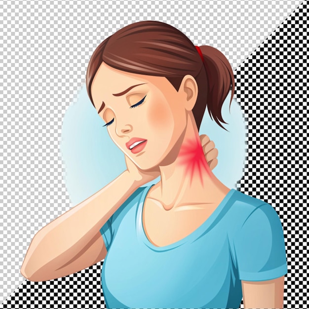 PSD a women with neck pain