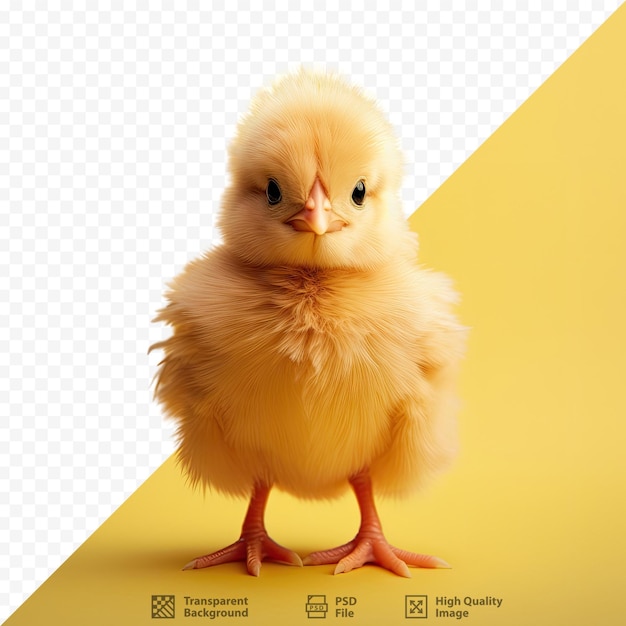 Желтый и черный фон с желтым фоном с курицей на нем.
