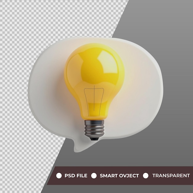 a yellow light bulb is on a white surface with a black and white background