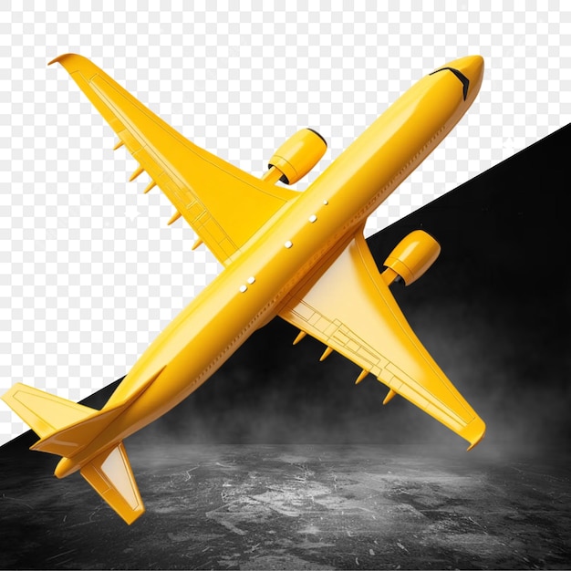 a yellow plane with the words quot airplane quot on the bottom